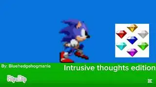 Sonic Run Loop but with music Intrusive thoughts edition