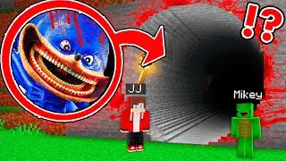 MAIZEN: Джей-Джей и Майки нашли туннель Shin Sonic &mdash; Minecraft Animation