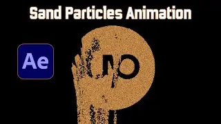 Logo Sand Particles Animation Tutorial | Realistic Particle Reveal Effect | After Effects / Blender