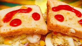 Jhatpat Air Fryer Sandwich | 5 Minute Easy Breakfast Recipe