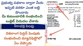 ap government schemes latest news - increase disabled pension in YSR pension kanuka scheme?