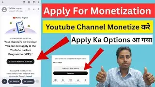 How To Apply For The Youtube Partner Program l You Can Now Apply To The Youtube Partner Programme
