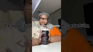 Trying TGIN Leave-in🤩 #ytshorts #naturalhairjunkies #tgin #naturalhairproducts #curlyhairproducts