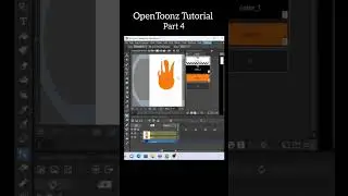OpenToonz Animation  Tutorial Part 4 | Fireball 🔥#opentoonz