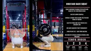 High Bar Back Squat
