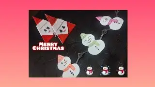 Craft for christmas||decoration ideas||santa 🎅 and Snowman ⛄️ #christmasdecoration #craft #christmas