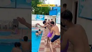 Desi Swimming Pool 🌊 #swimming #swimmingpool #desi #funny #comedy #shorts #fun #trending