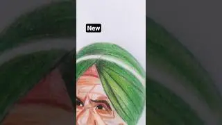 border sunny deol color drawing 🎨#shortvideo #sketch #artwork #artist #varundhawan #pencildrawing