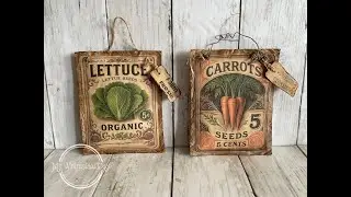 Vintage Seed Packets! Love how they turned out!