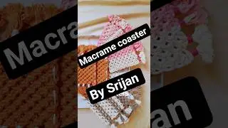 Tiny , big charm 💫 #MacrameCoaster #HandmadeHomeDecor&rdquo;#MacrameCoaster #SupportHandmade