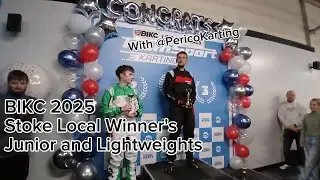 BIKC Regional Winner's 2025 Teamsport Stoke with @PericoKarting at @TeamSportKarting 