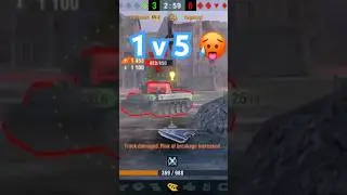 KV-2 wins an 1v5 🤯 | 21sec reload against all odds |  3112 Damage, 5 Kills #wotblitzshorts #1v5 #kv2