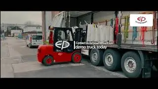 Electric Forklift Loading and Unloading | EP EFL302
