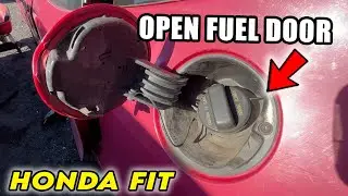 Honda Fit: как открыть лючок топливного бака