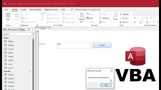 MS Access VBA Form 🚀 | Allow Only Numbers & Decimal in TextBox (Step by Step)