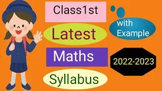 Class1st Math Complete Syllabus//Maths Syllabus Class1 2022-2023/1st class math/@Ruhi Kids Learning