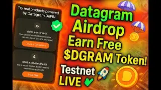 How to Join Datagram Testnet & Earn $DGRAM Airdrop | Step-by-Step Guide