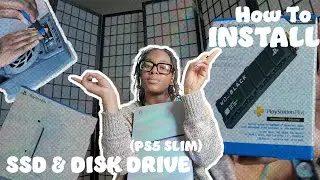 How To Install Disk Drive and Internal SSD (PS5 Slim)