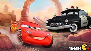 Disney Cars Fast as Lightning McQueen - New Character Sheriff Unlocked - Disney Pixar Cars