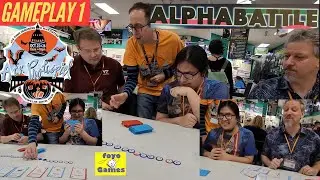 Alpha Battle - Gameplay 1 | Word Game | ATx Protospiel 25