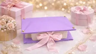 Beautiful Handmade Gift Box 🎁 | Easy Paper Craft Idea |Best Gift for Any Occasion | Fiza Craft Paper