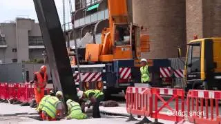 Folkestone's Memorial Arch Construction