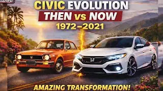 Honda Civic Evolution 1972&ndash;2025 | Amazing Car Transformation