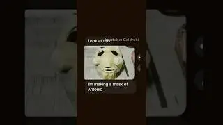 I&rsquo;m making a mask of Antonio #brainrot #memes #slideshow #shorts
