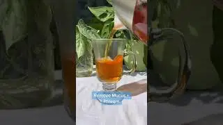 Easy tea recipe that helps remove mucus & phlegm #health #wellness