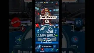 Top 10 best dinosaur 🦖🦕 in JURASSIC WORLD ALIVE || v.3.7 || #shortvideo #dinosaur #games