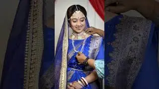 Silver Bengali Bride 🩵 #bengalibrides