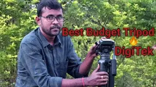 DigiTek  Best Budget Tripod for DSLR and Professional use | Fluid type Tripod Head Unboxing in Hindi