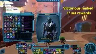 SWTOR Ghingur Rank 1&deg; pvp reward 1&deg; Season Tomb Freedom Nadd Server Space Wolves guild