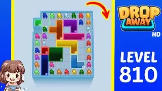 Drop Away Level 810 Solution Walkthrough