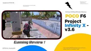 POCO F6 Gaming Review 🔥 | Project Infinity X v3.6 (Android 16 Official)