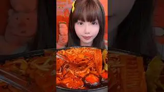 Nongshim Shin Spicy Hot Chicken Cold Ramen & Noodle Mukbang