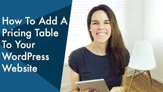 How To Add A Stylish Pricing Table To Your WordPress Website | YouTube Q&A