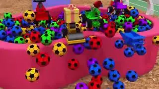 Bright Colourful Cars for Kids | Fun and Relaxing Learning Video