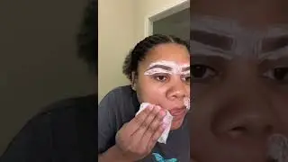 Nair always has me looking crazy 🤨 #shorts #youtubeshorts #nair #nairfacecream #mustachebegone #fyp