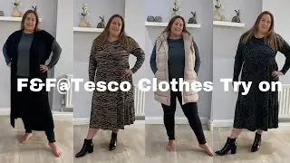 🍁🍂Tesco F&F Size 18 Clothes try on new Autumn range🍁🍂🍁