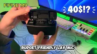 Unboxing and Review Of The Fifine M9 WIRELESS LAV MICS!