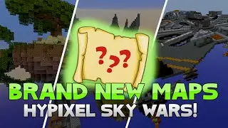 THE BRAND NEW MAPS IN SKYWARS + SECRET MAP UPDATE?! ( Hypixel Skywars )