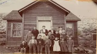 Drone footage of the Ghost Town of Middle Pine Grove, Lyon County, Nevada.