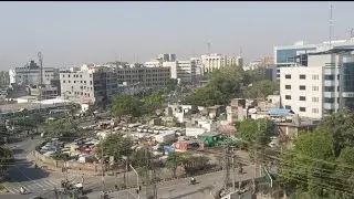 Lahore Pakistan Shimla Pahari An Ariel Overview Early In The Morning