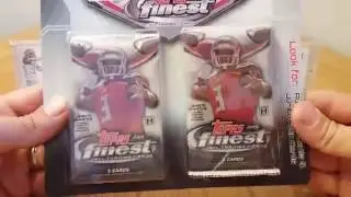 2015 Topps Finest Retail Hanger Box, 2 Hobby Packs. Repack from MJ Holding Company