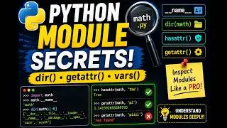 Python Module Attributes Explained | __name__, dir(), getattr() & More