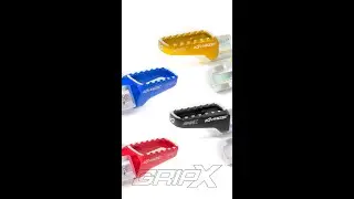 Repose-pieds supermotard GRIP-X de chez MOST Racing pour Derbi, Rieju MRT, Beta RR et Sherco