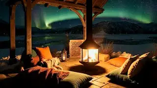 Goodbye Stress Instantly - Cozy Winter Fireplace Jazz for Deep Focus, Work and Study Hours 02