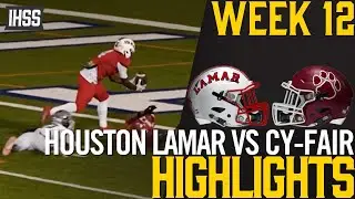 Dramatic High School Football Game: Cy-Fair vs. Lamar Highlights!
