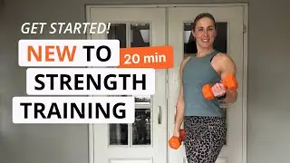 NEW TO STRENGTH TRAINING - 20 MIN DUMBBELL INTRODUCTION - What weights should I be using?